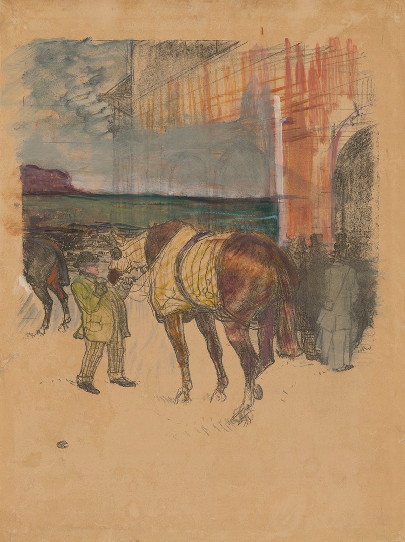 Henri de Toulouse-Lautrec - Le Paddock