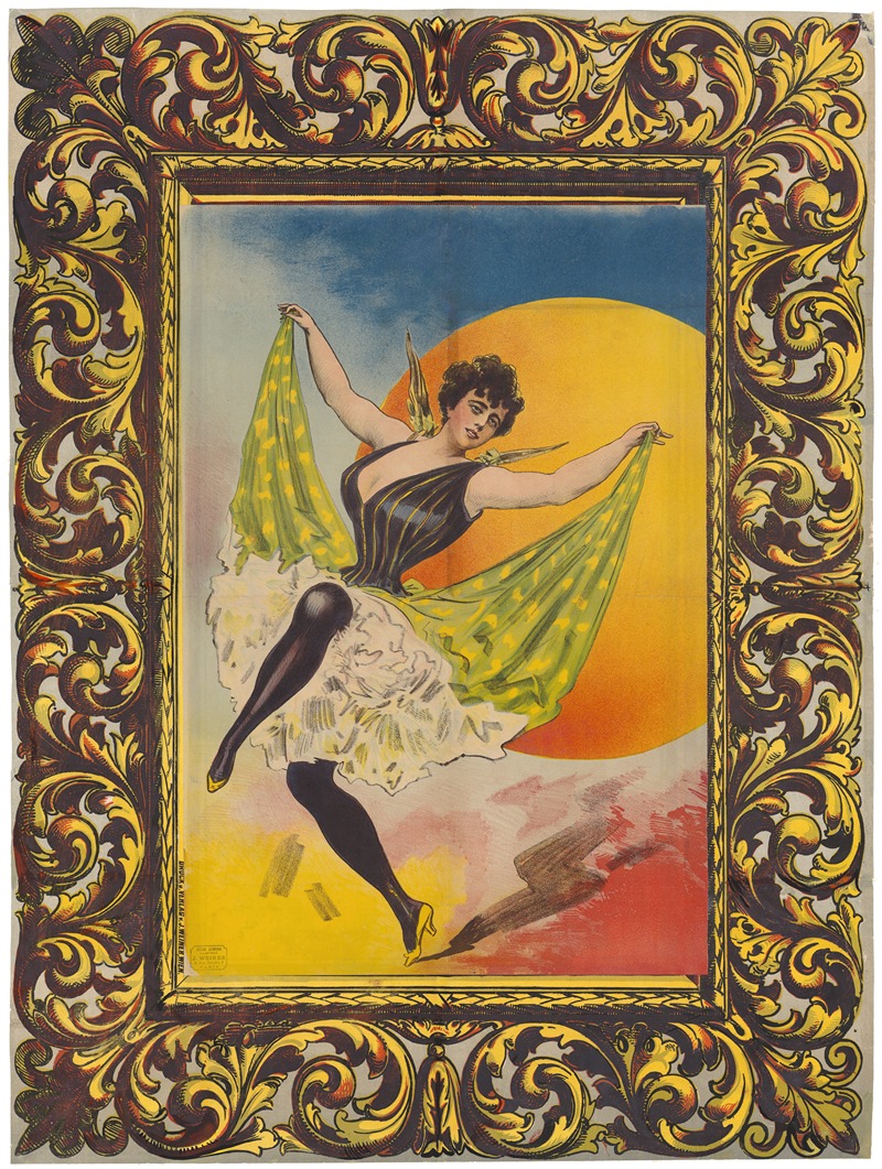 J. Weiner - Danseuse avec encadrement