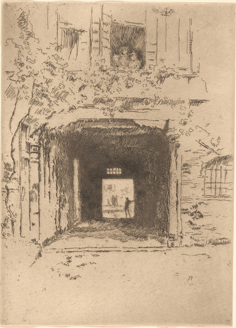 James Abbott McNeill Whistler - Doorway and vine