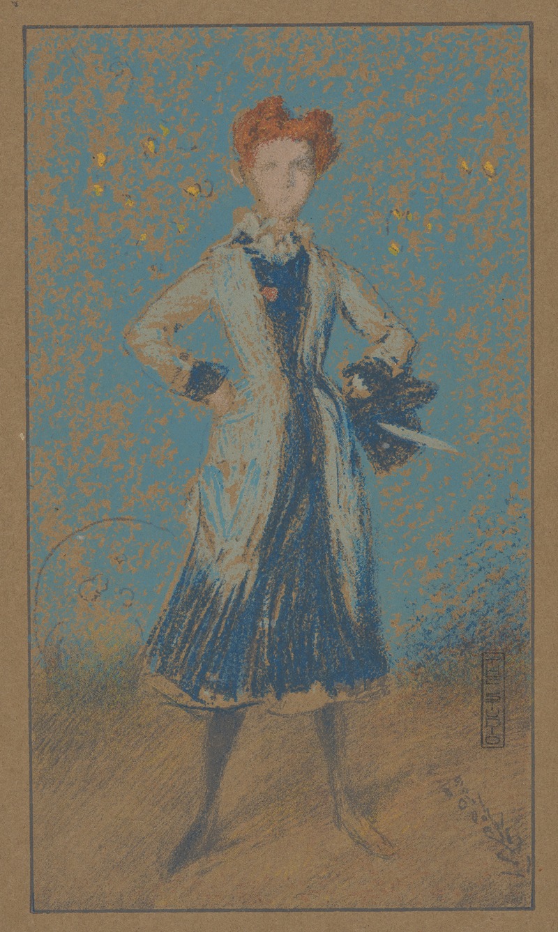 James Abbott McNeill Whistler - The blue girl