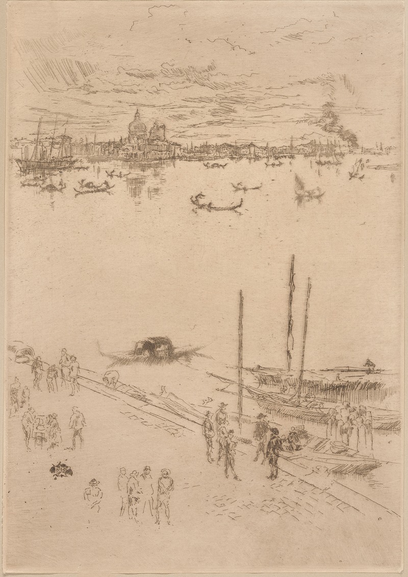 James Abbott McNeill Whistler - Upright Venice