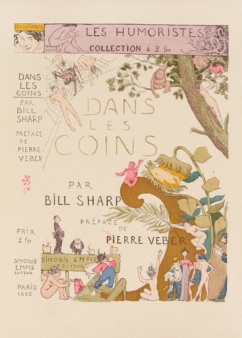 Jean Veber - Dans les coins – couverture du livre de Bill Sharp