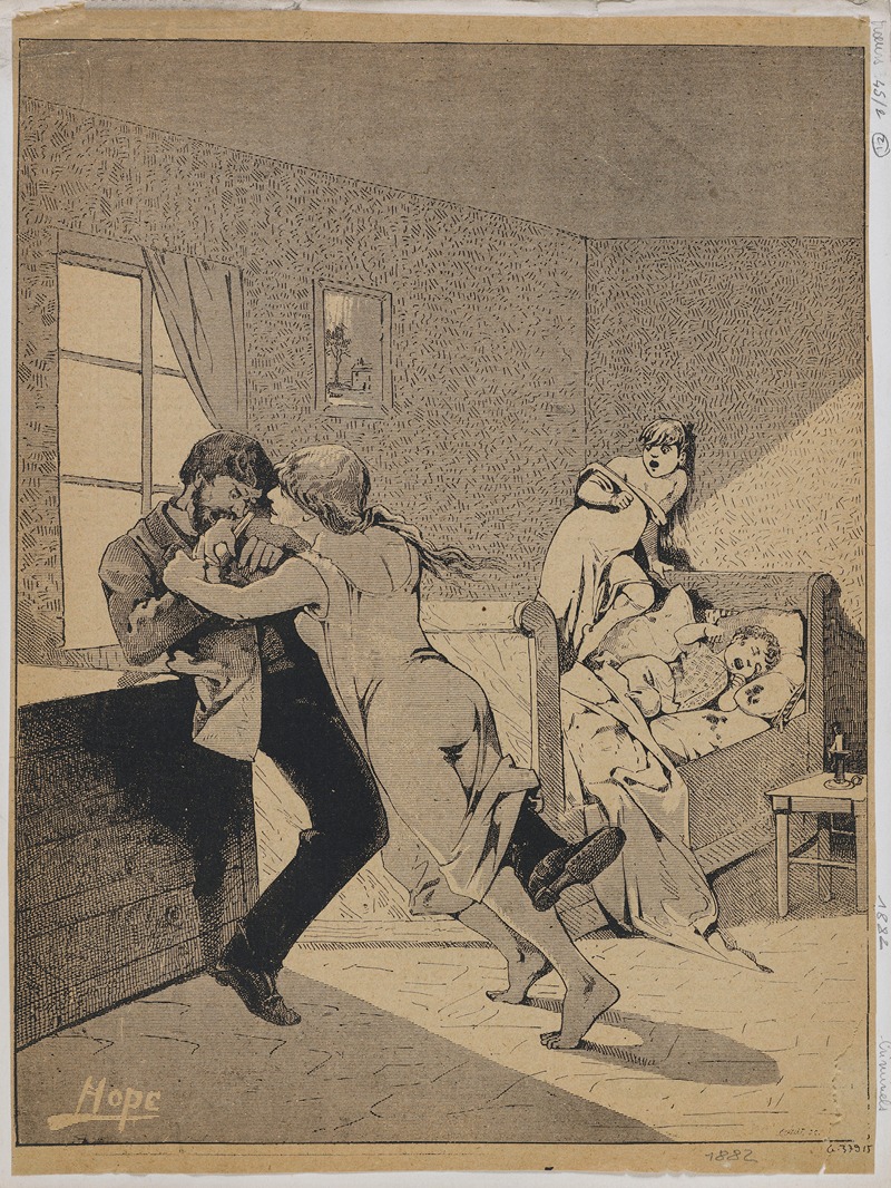 Léon Choubrac - Gravure de presse (Le Journal illustré)