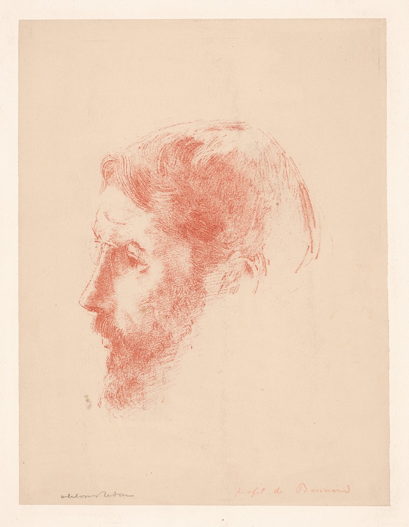 Odilon Redon - Profile of Bonnard