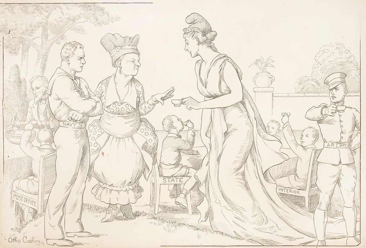 Otho Cushing - Mrs. Daniels; Yes Miss Columbia, I know all the others are allowed their punch but my Jack needs a mother’s care