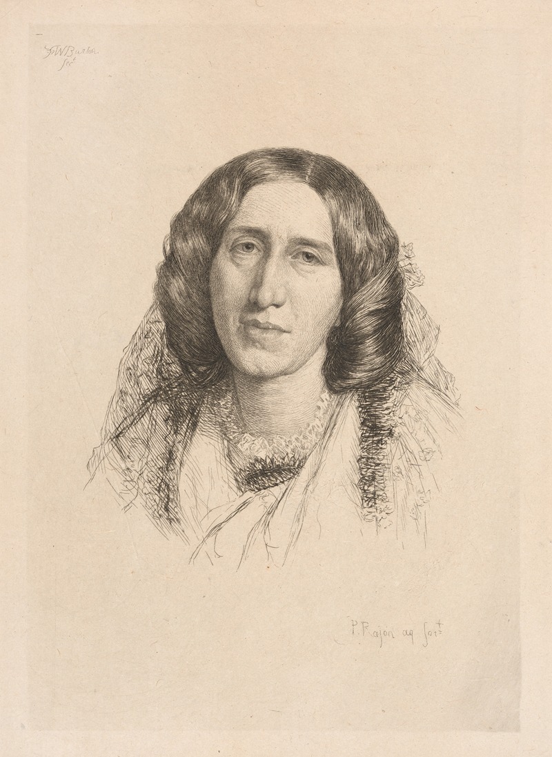 Paul Adolphe Rajon - George Eliot