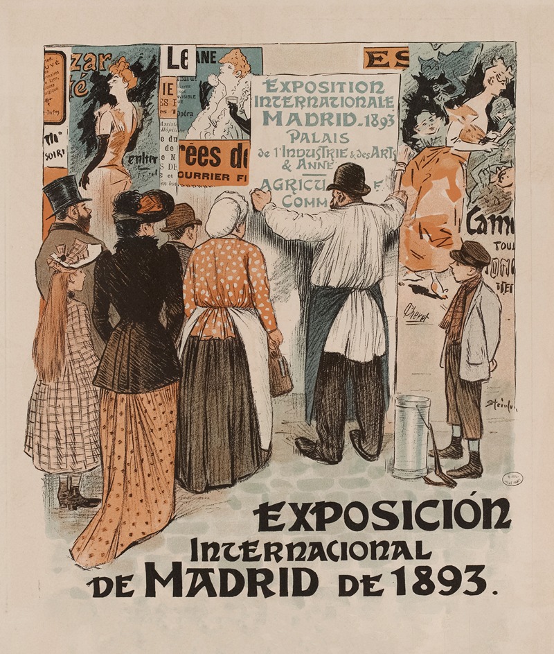 Théophile Alexandre Steinlen - Exposición internacional de Madrid