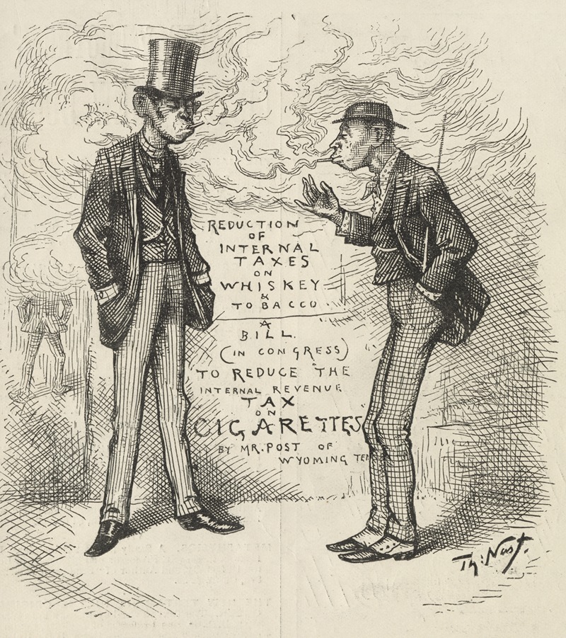 Thomas Nast - A bill to make idiots