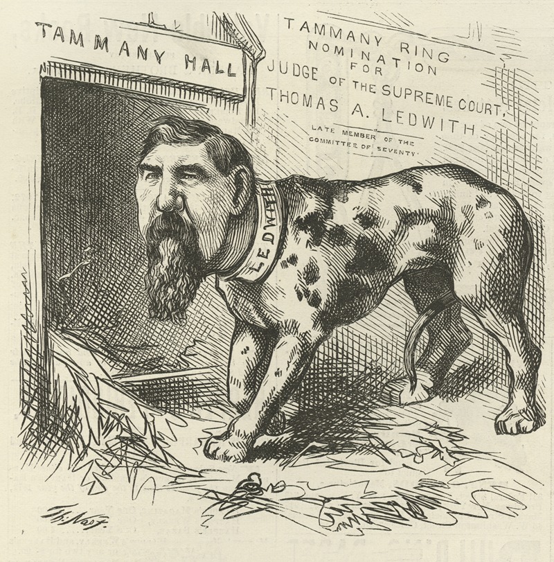 Thomas Nast - A dog returneth to his vomit