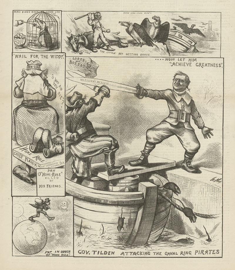 Thomas Nast - A few sketches