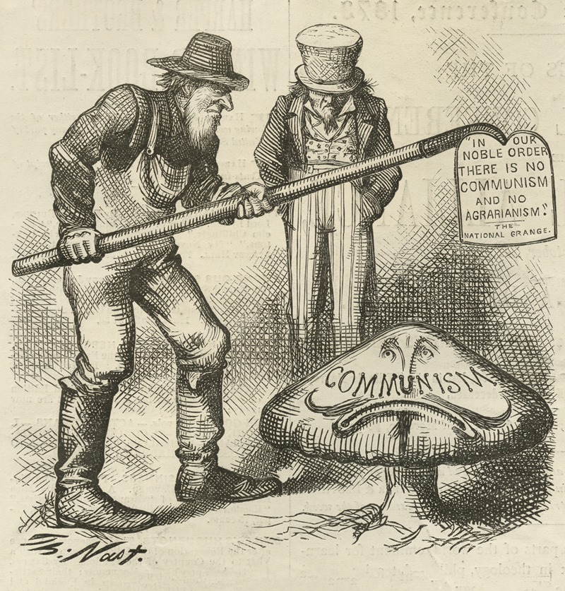 Thomas Nast - A foreign and poisonous weed