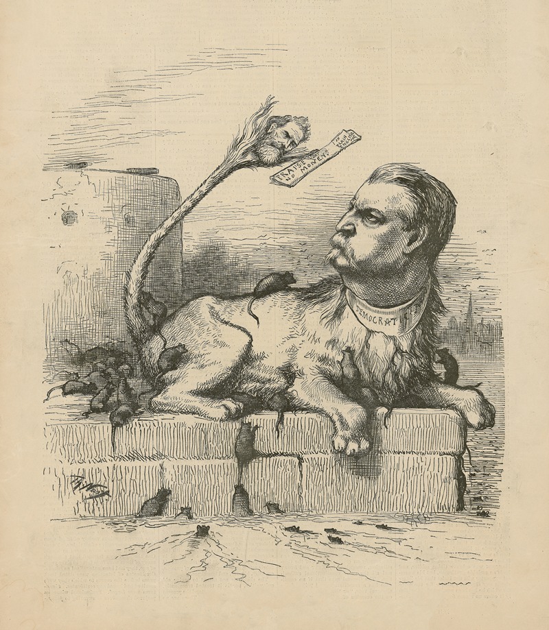 Thomas Nast - A tail praising its head