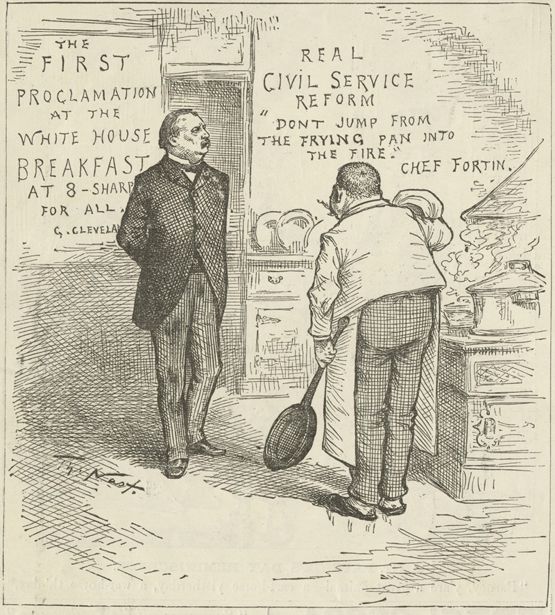 Thomas Nast - Another Civil-Service outrage