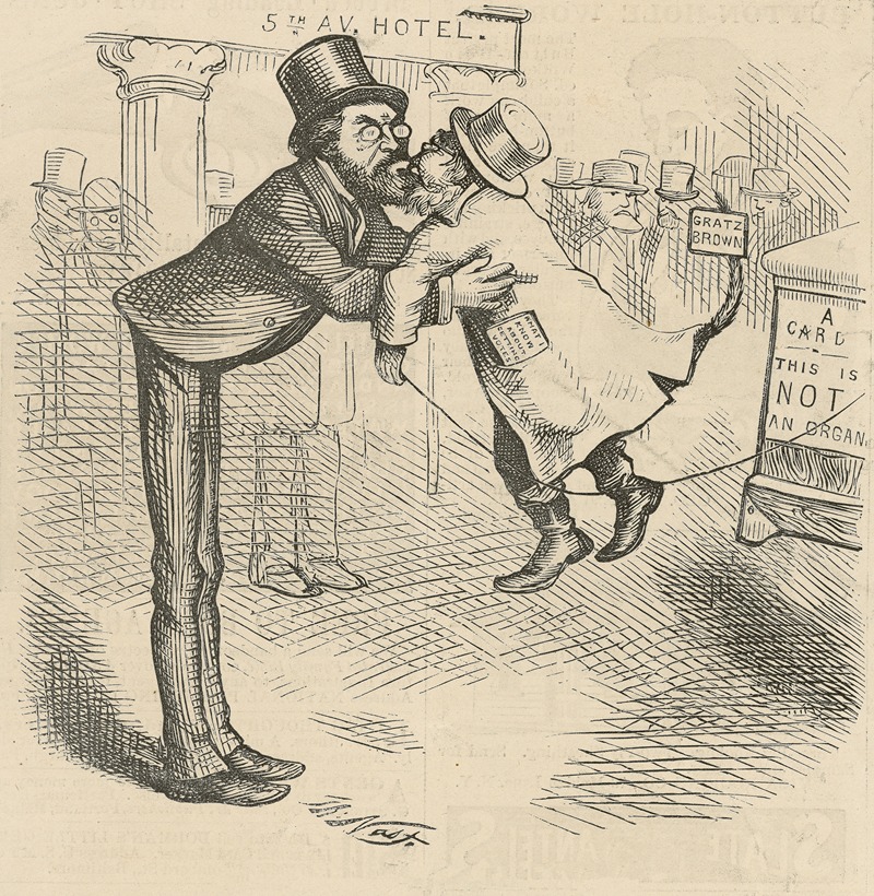 Thomas Nast - Anything to beat Grant!.