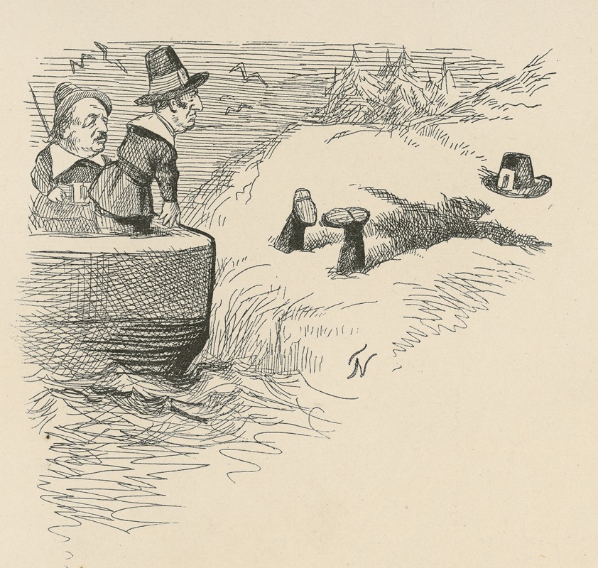 Thomas Nast - Benjamin Butler as Pilgrim