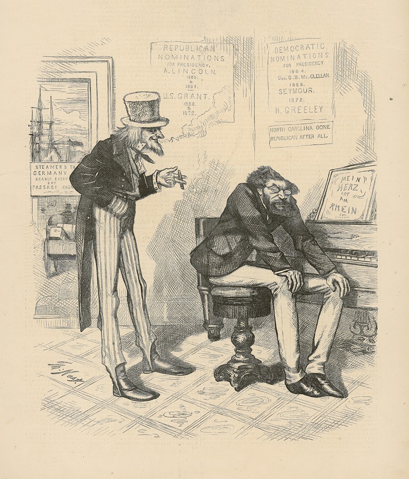 Thomas Nast - Carl is ‘disgusted with American politics’