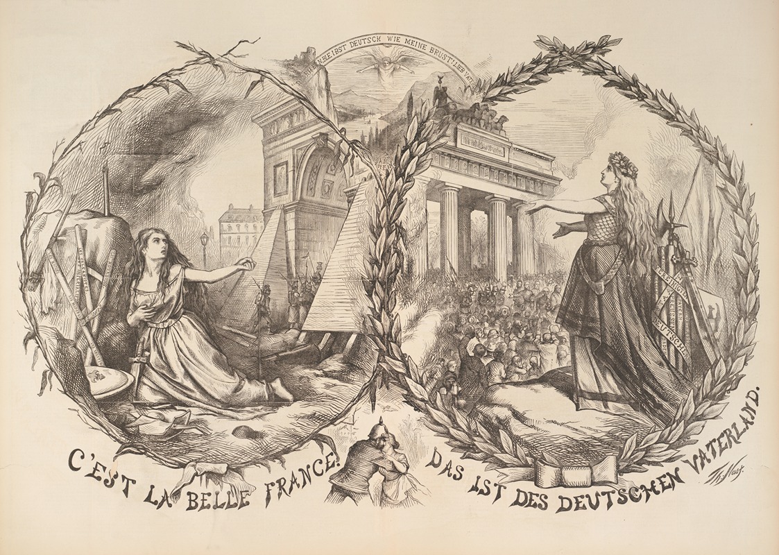 Thomas Nast - C’est la belle France — Das ist des Deutschen Vaterland