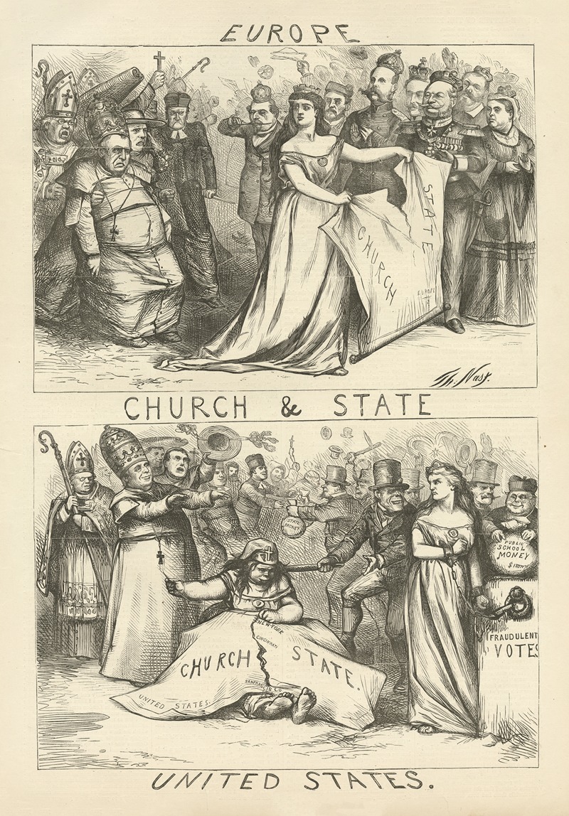 Thomas Nast - Church & state