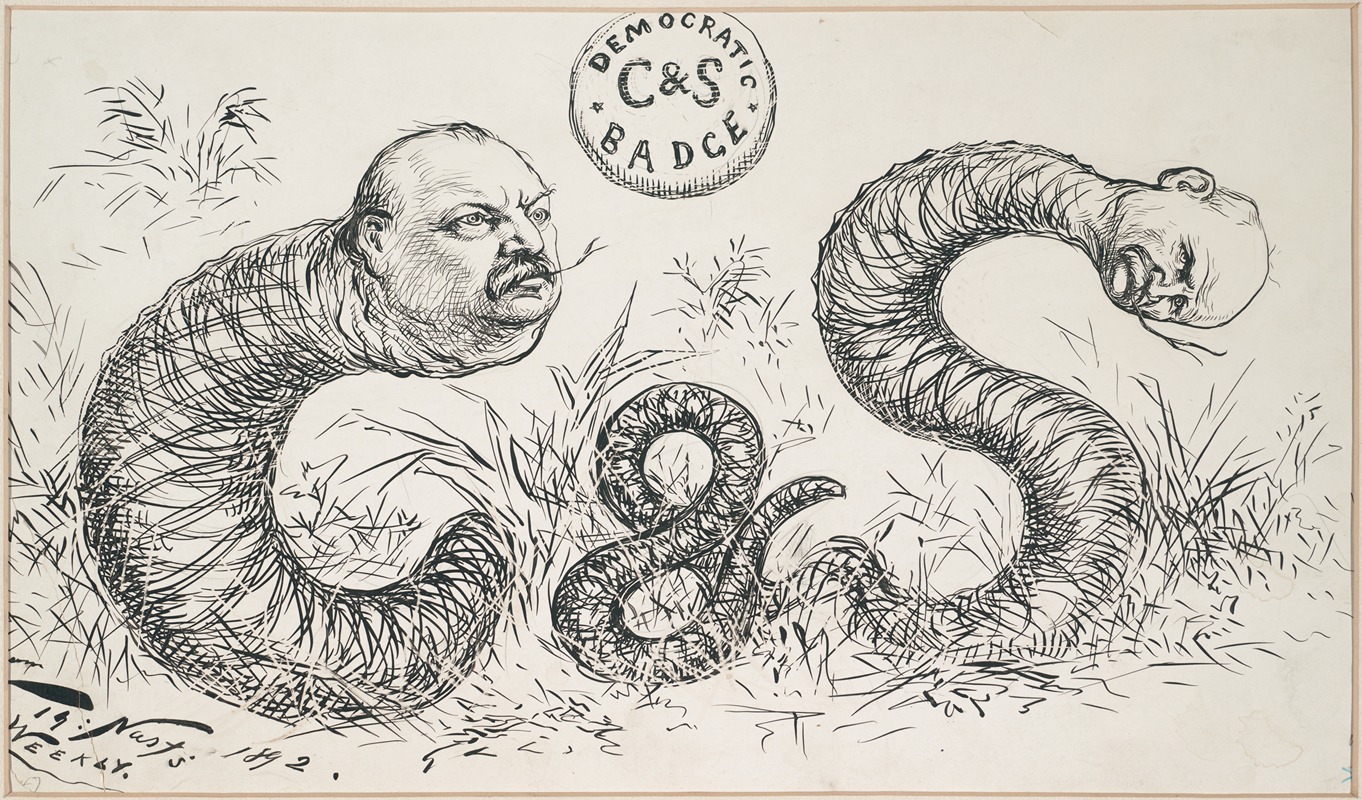 Thomas Nast - Democratic badge