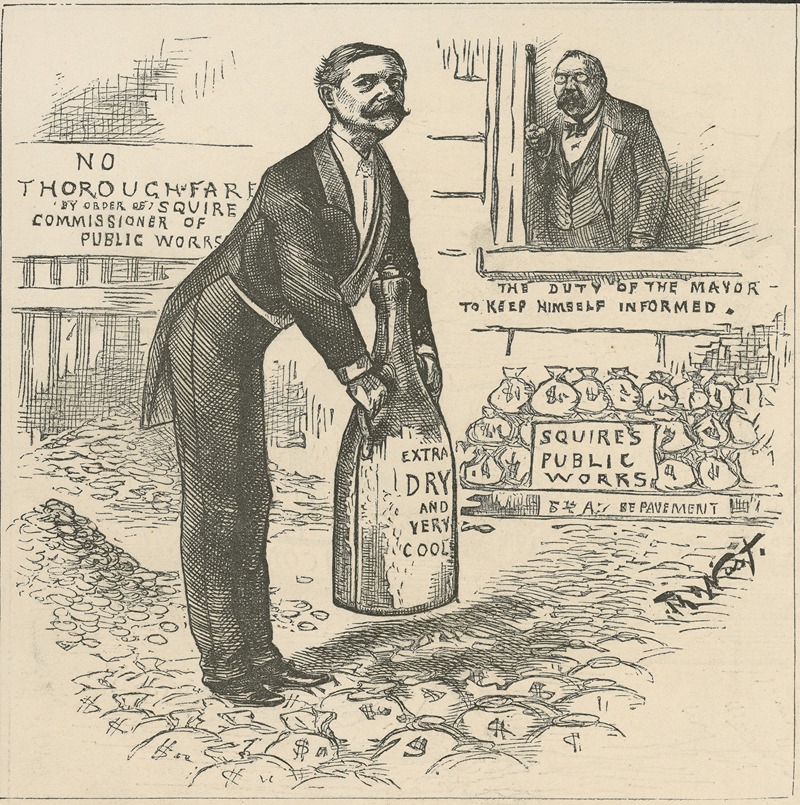 Thomas Nast - His own avenue will be well paved