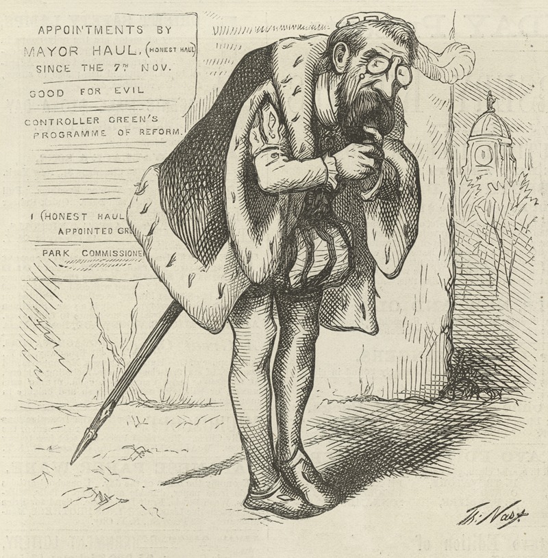 Thomas Nast - Honest Haul as Richard III