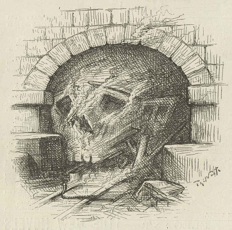 Thomas Nast - Into the jaws of Death