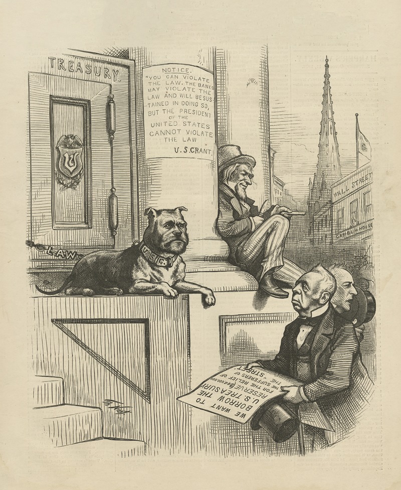 Thomas Nast - Keeping the money where it will do most good