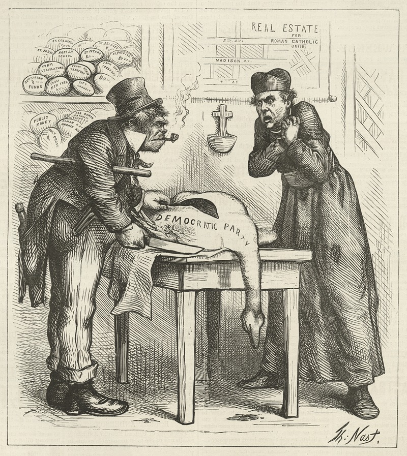 Thomas Nast - Killing the goose that laid the golden egg