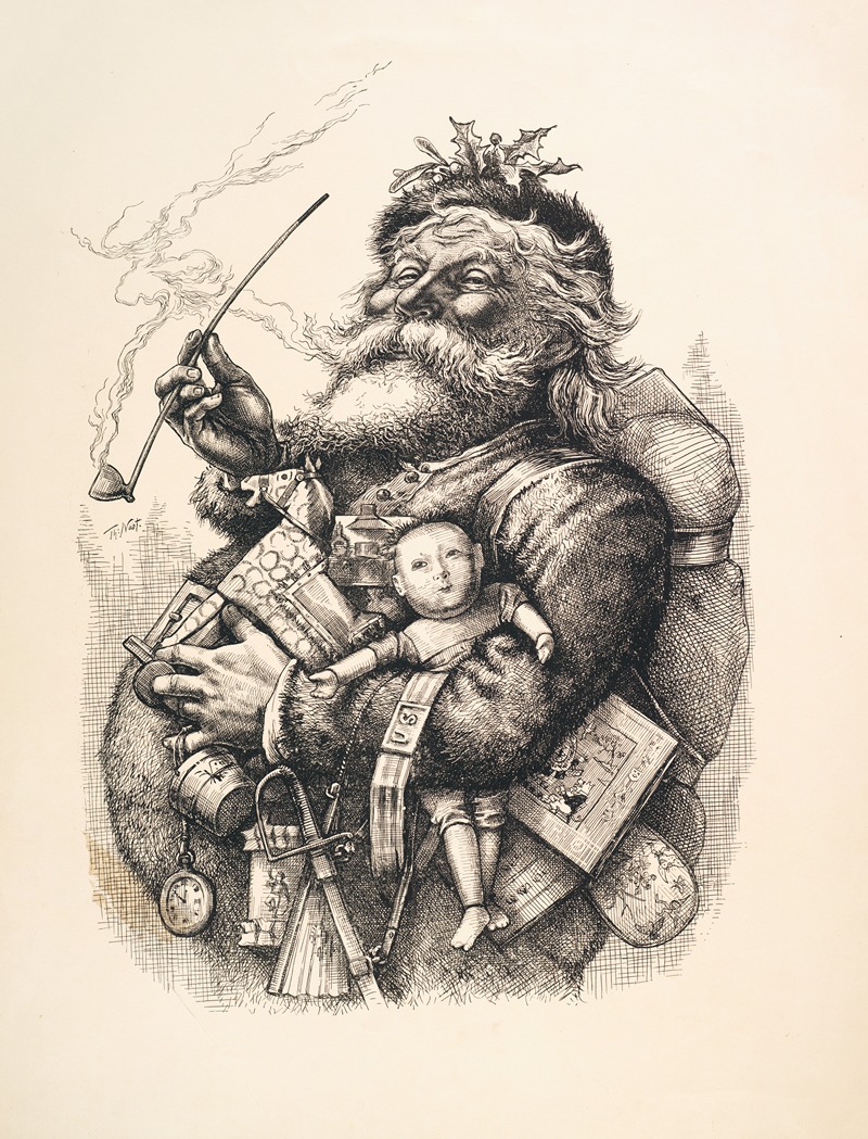 Thomas Nast - Merry Old Santa Claus