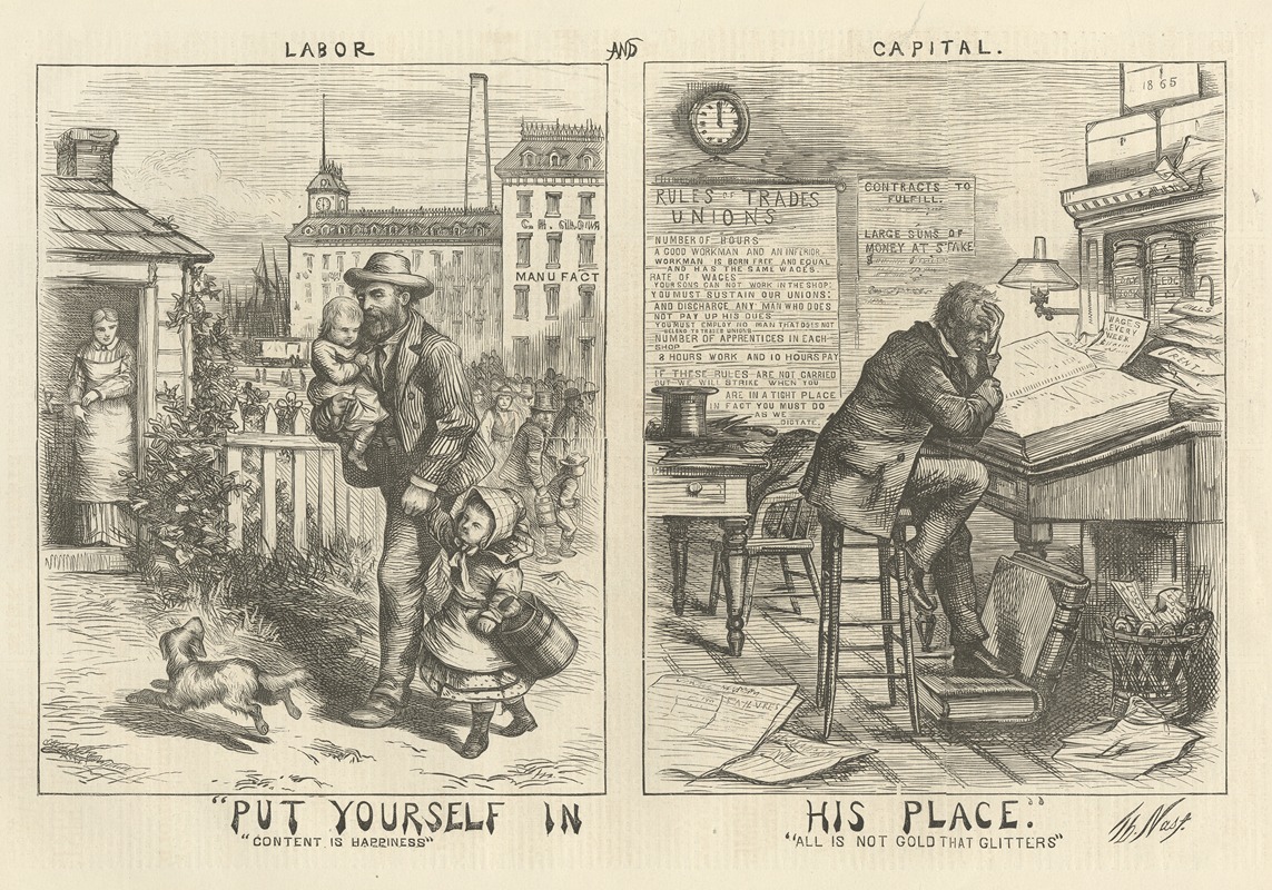 Thomas Nast - Put yourself in his place