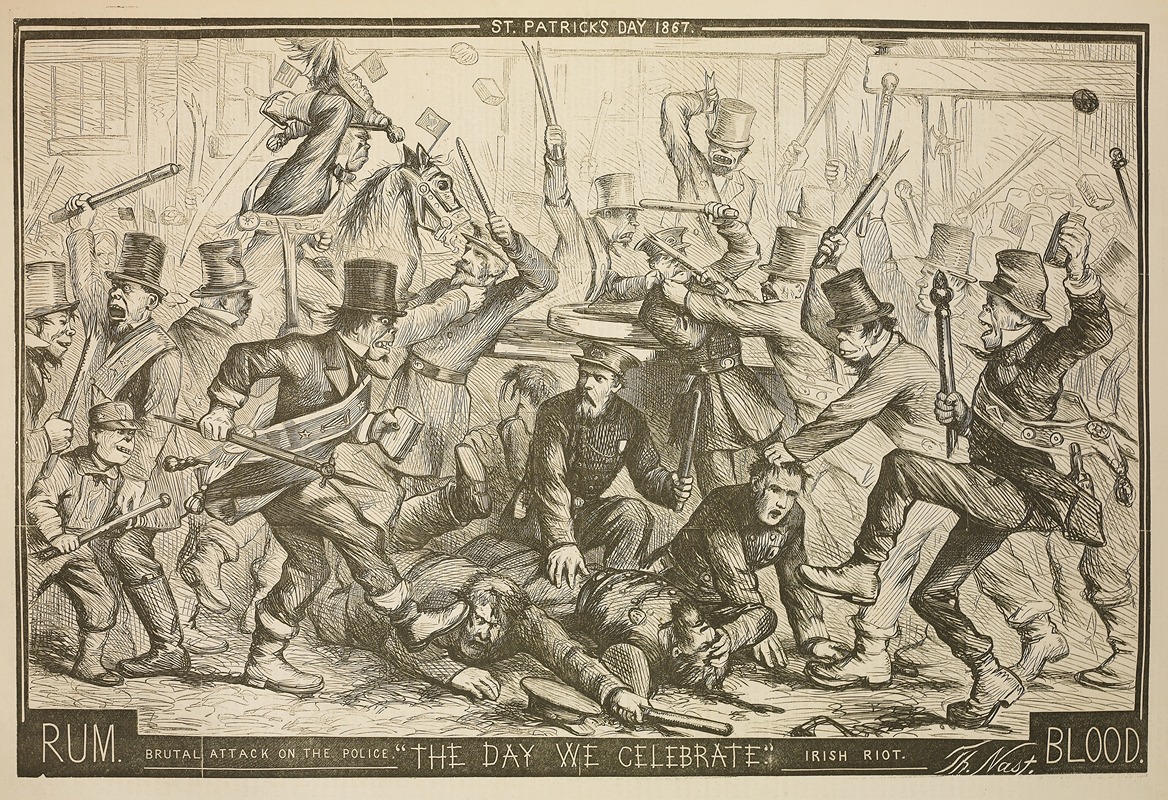 Thomas Nast - St. Patrick’s Day 1867