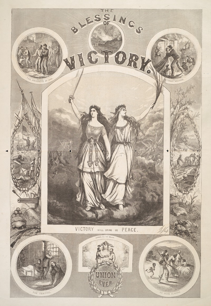 Thomas Nast - The blessings of victory