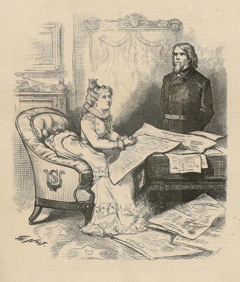 Thomas Nast - The consoling truth