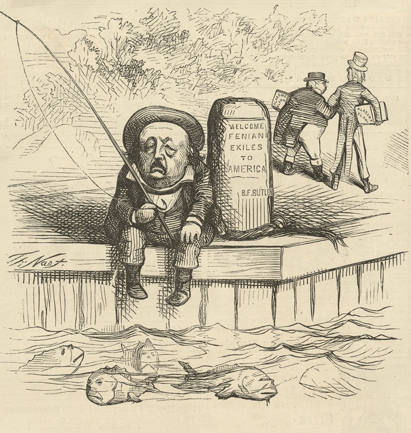 Thomas Nast - The fishery question