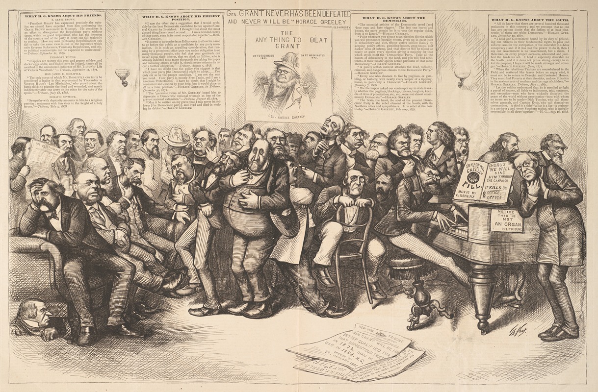 Thomas Nast - The key-note of the campaign