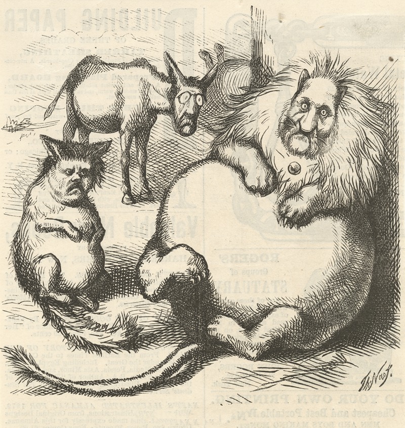 Thomas Nast - The lion’s share