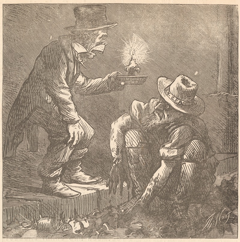 Thomas Nast - The lost cause