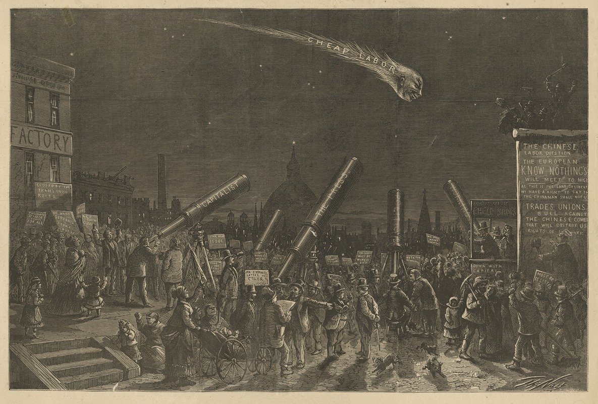 Thomas Nast - The new comet — a phenomenon now visible in all parts of the United States