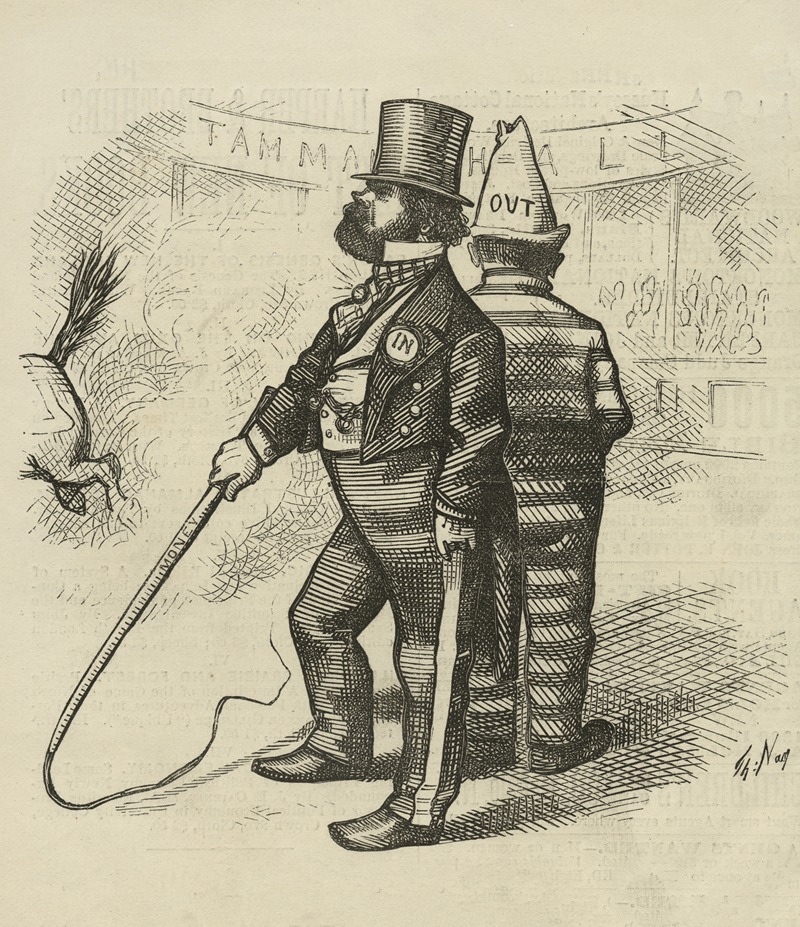 Thomas Nast - The new ring master. The ins and outs