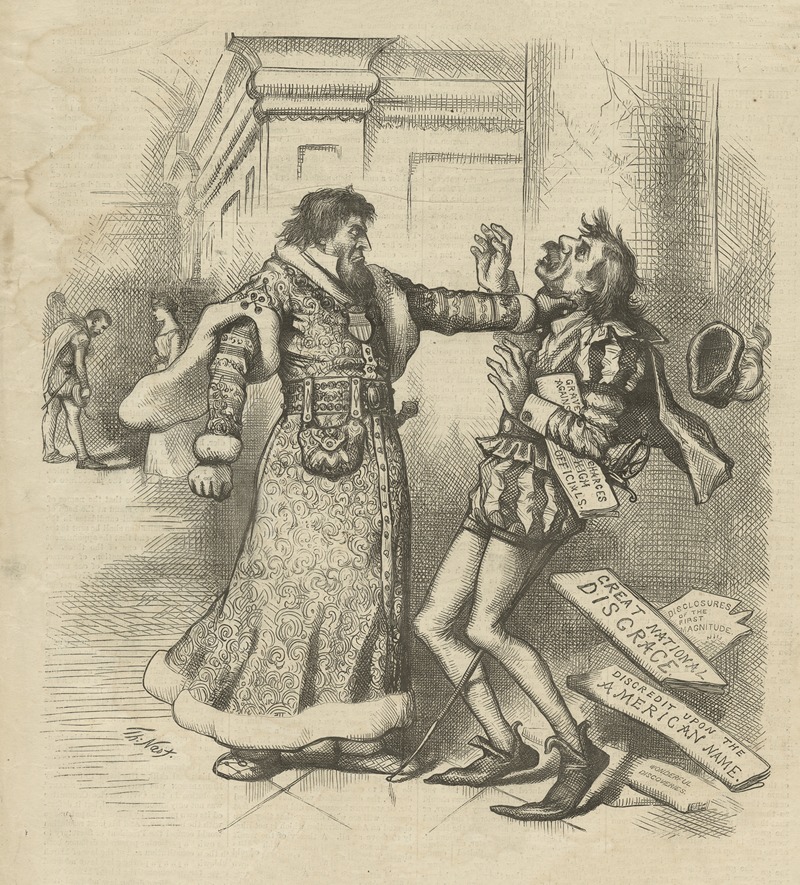 Thomas Nast - The New York Tribune’s ‘disclosures’