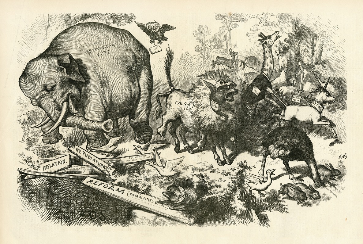 Thomas Nast - The third-term panic