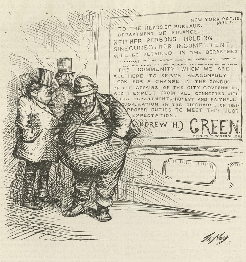 Thomas Nast - The wearing of the green