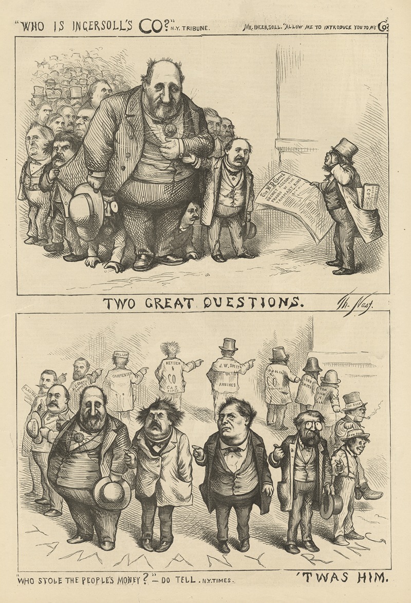 Thomas Nast - Two great questions