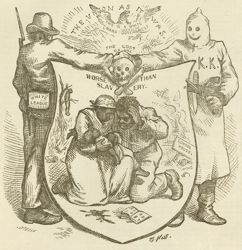 Thomas Nast - Worse than slavery