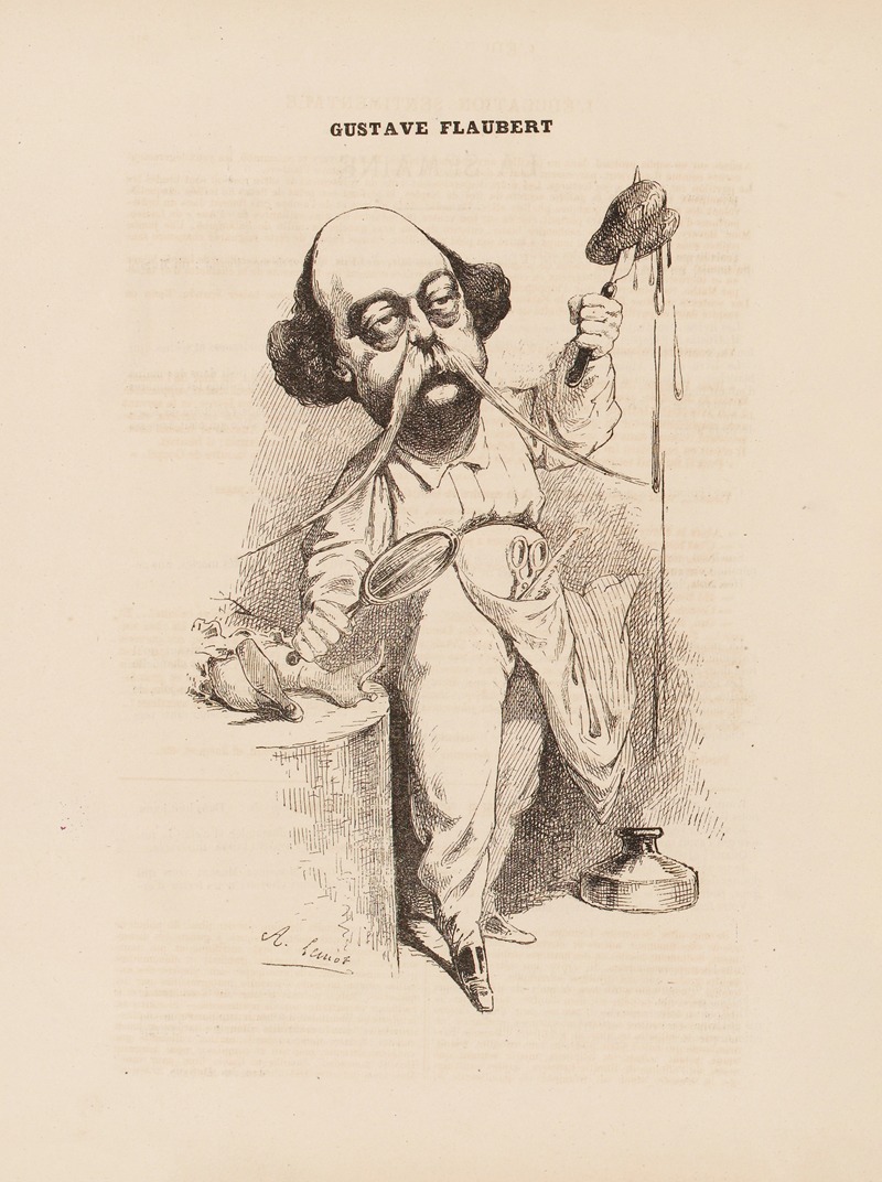 Valentin Achille Lemot - Gustave Flaubert