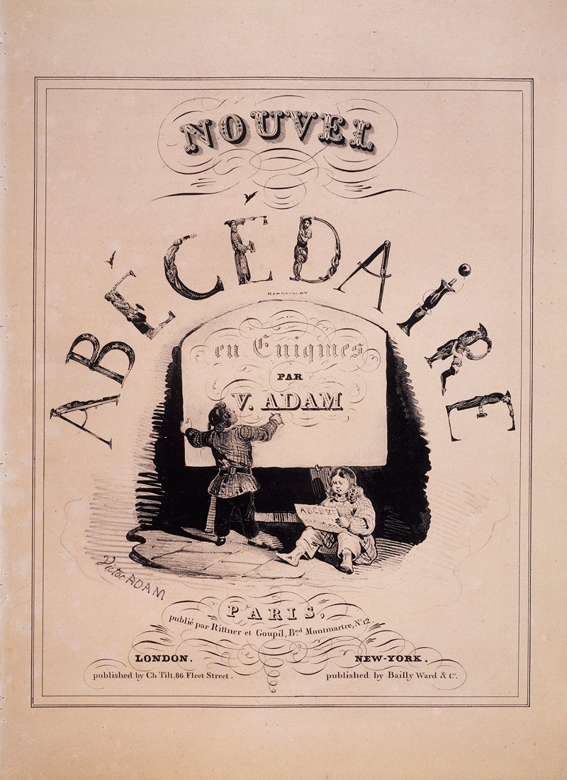 Victor Adam - Nouvel abécédaire en énigmes – Title Page