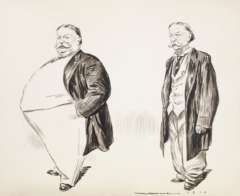 William Henry Walker - 1st picture. If Taft should cease to laugh and grow fat but…2nd picture. worry and grow thin