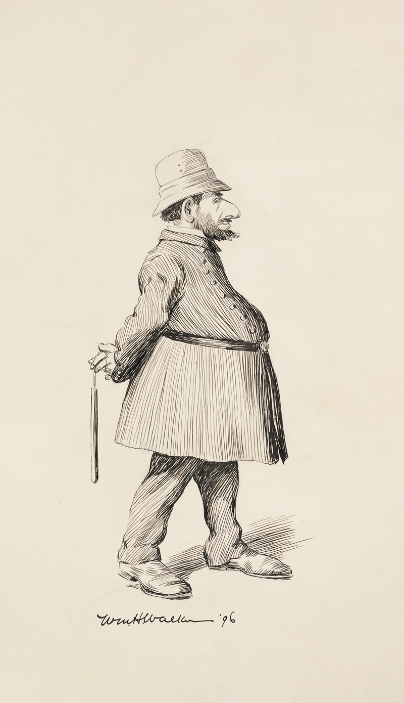 William Henry Walker - A fat policeman in uniform.