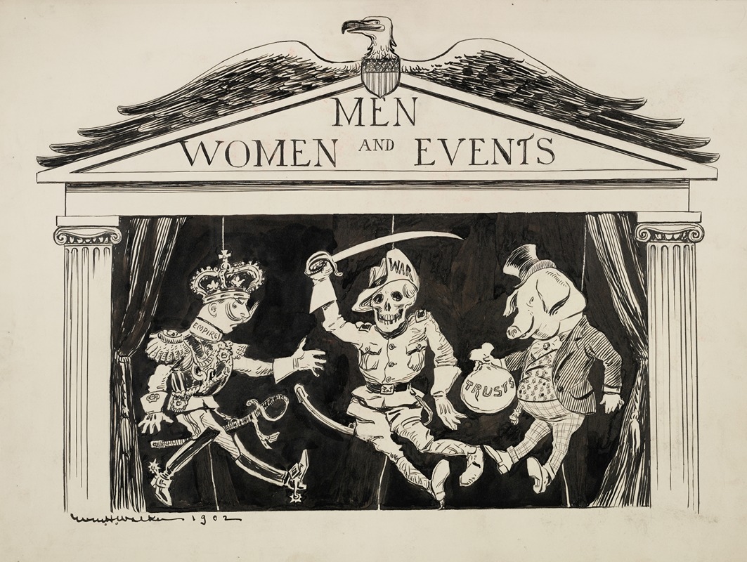 William Henry Walker - A puppet show entitled ‘Men, Women and Events’