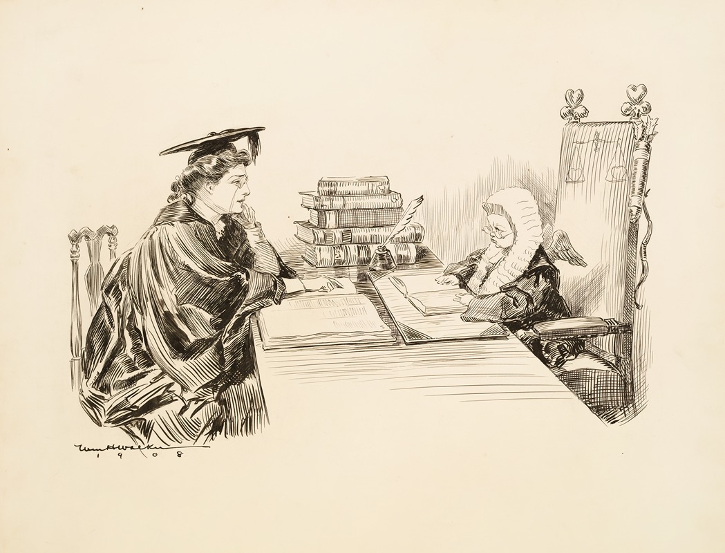 William Henry Walker - Advice to the Woman College Graduate. (It is fatal to argue with the judge)